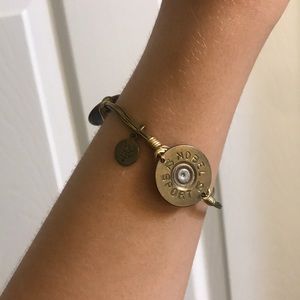 Bourbon & Bowtie shotgun shell bracelet